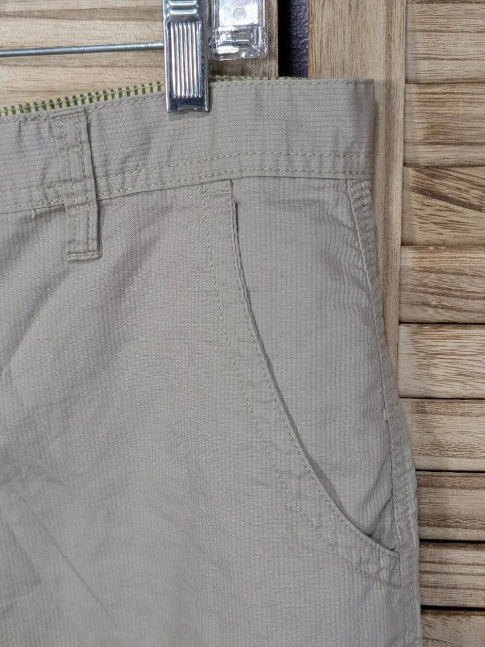 Beverly Hills Polo Club Classic Khaki Casual Shorts - Neutral Beige Size 34